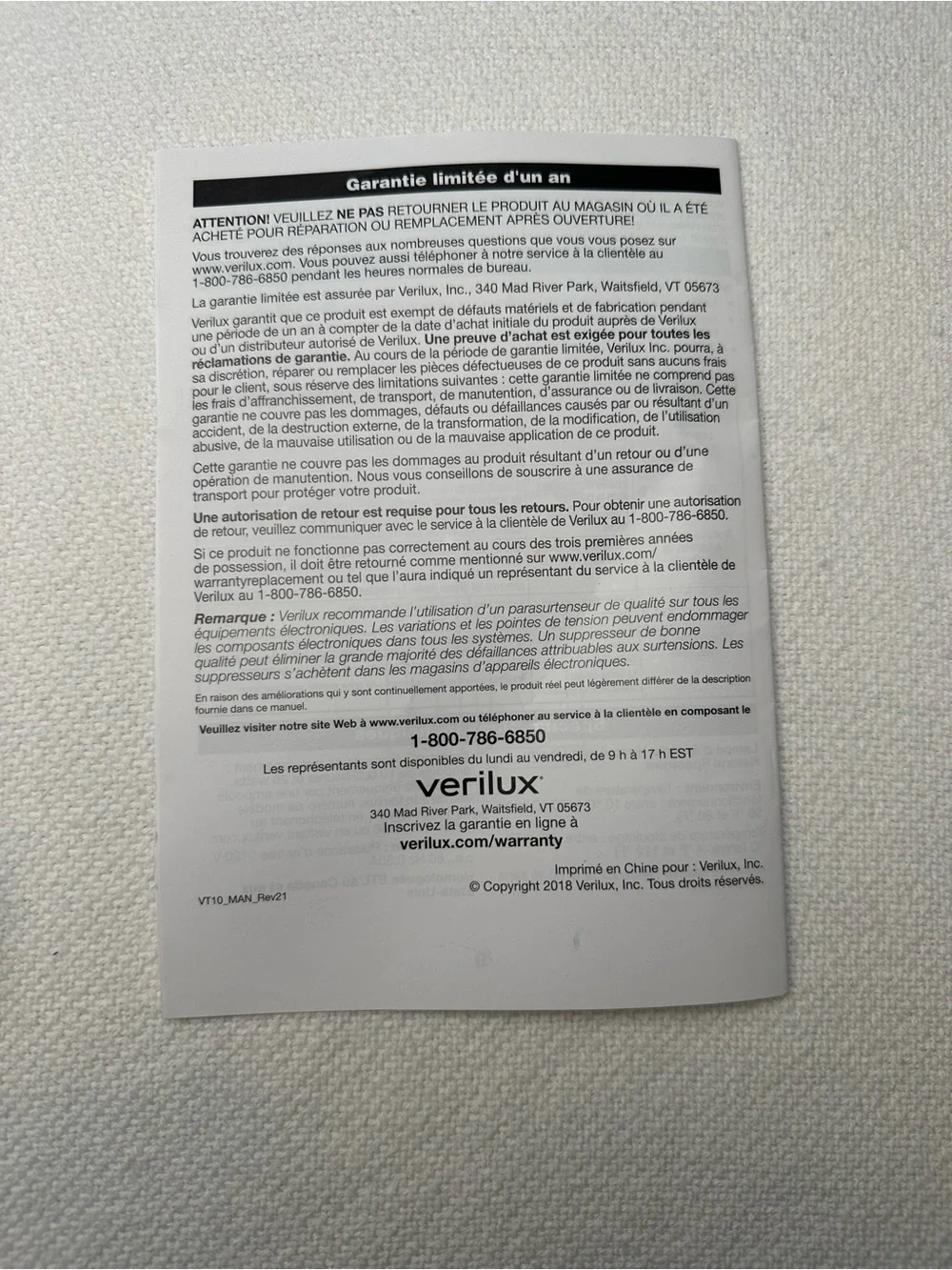 Verilux HappyLight Energy Lamp